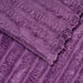 Pături de aruncat 6 pcs Violet 200 x 150 cm Molton - WALTI WALTI