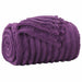 Pături de aruncat 6 pcs Violet 270 x 240 cm Molton - WALTI WALTI