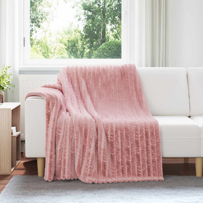 Pături de aruncat 6 pcs Roz 200 x 150 cm Molton - WALTI WALTI