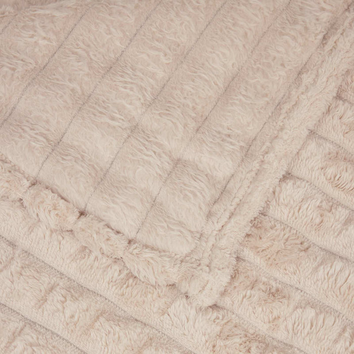Pătura de aruncat Bej 150 x 130 cm Molton - WALTI WALTI