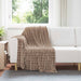 Pătura de aruncat Culoare Cămilă 150 x 130 cm Molton - WALTI WALTI