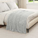 Pătura de aruncat Gri 150 x 130 cm Molton - WALTI WALTI