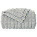 Pătura de aruncat Gri 240 x 220 cm Molton - WALTI WALTI