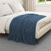 Pătura de aruncat Albastru marin 150 x 130 cm Molton - WALTI WALTI
