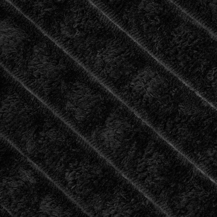 Pătura de aruncat Negru 200 x 150 cm Molton - WALTI WALTI