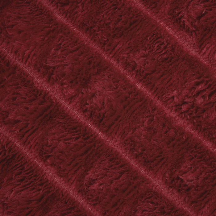 Pătura de aruncat Roșu Bordeaux 150 x 130 cm Molton - WALTI WALTI