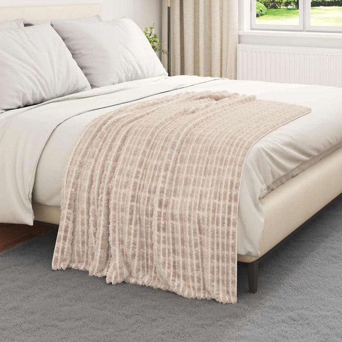 Pături de aruncat 6 pcs Bej 150 x 130 cm Molton - WALTI WALTI