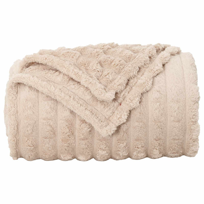 Pături de aruncat 6 pcs Bej 150 x 130 cm Molton - WALTI WALTI