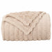 Pături de aruncat 6 pcs Bej 150 x 130 cm Molton - WALTI WALTI
