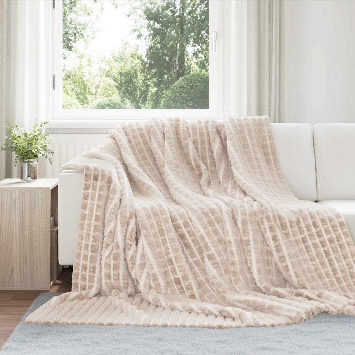 Pături de aruncat 6 pcs Bej 240 x 220 cm Molton - WALTI WALTI