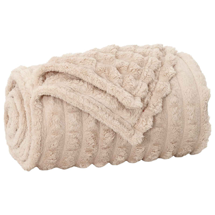 Pături de aruncat 6 pcs Bej 270 x 240 cm Molton - WALTI WALTI