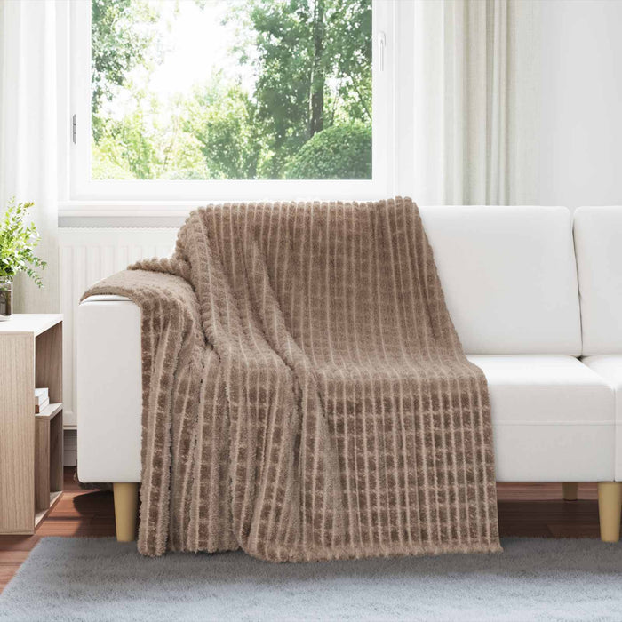 Pături de aruncat 6 pcs Culoare Cămilă 200 x 150 cm Molton - WALTI WALTI