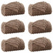 Pături de aruncat 6 pcs Culoare Cămilă 200 x 150 cm Molton - WALTI WALTI