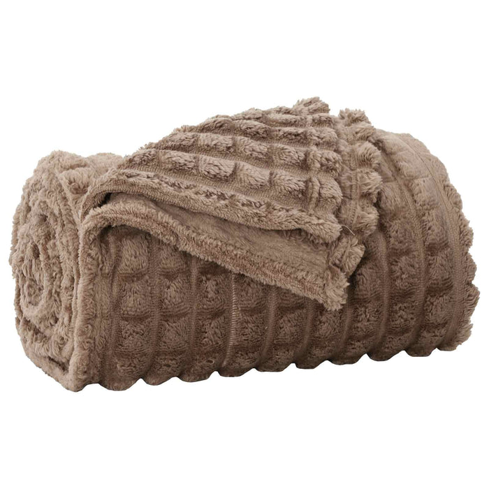 Pături de aruncat 6 pcs Culoare Cămilă 200 x 150 cm Molton - WALTI WALTI