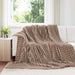 Pături de aruncat 6 pcs Culoare Cămilă 270 x 240 cm Molton - WALTI WALTI