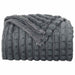 Pături de aruncat 6 pcs Gri închis 240 x 220 cm Molton - WALTI WALTI