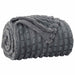 Pături de aruncat 6 pcs Gri închis 270 x 240 cm Molton - WALTI WALTI