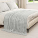 Pături de aruncat 6 pcs Gri 200 x 150 cm Molton - WALTI WALTI