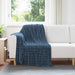 Pături de aruncat 6 pcs Albastru marin 150 x 130 cm Molton - WALTI WALTI