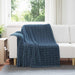 Pături de aruncat 6 pcs Albastru marin 200 x 150 cm Molton - WALTI WALTI