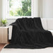 Pături de aruncat 6 pcs Negru 240 x 220 cm Molton - WALTI WALTI