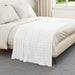Pături de aruncat 6 pcs Alb 150 x 130 cm Molton - WALTI WALTI