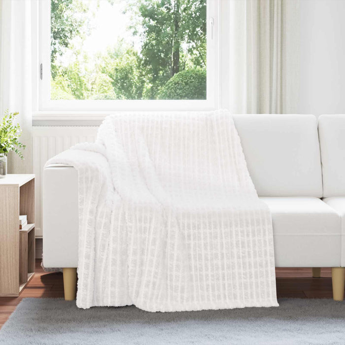 Pături de aruncat 6 pcs Alb 200 x 150 cm Molton - WALTI WALTI