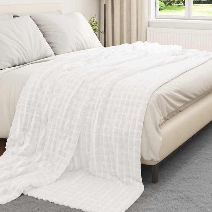 Pături de aruncat 6 pcs Alb 270 x 240 cm Molton - WALTI WALTI