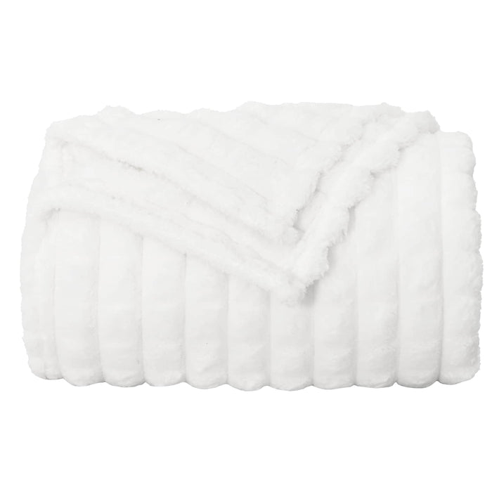 Pături de aruncat 6 pcs Alb 270 x 240 cm Molton - WALTI WALTI