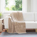 Pătura de aruncat Culoare Cămilă 130 x 150 cm Molton - WALTI WALTI