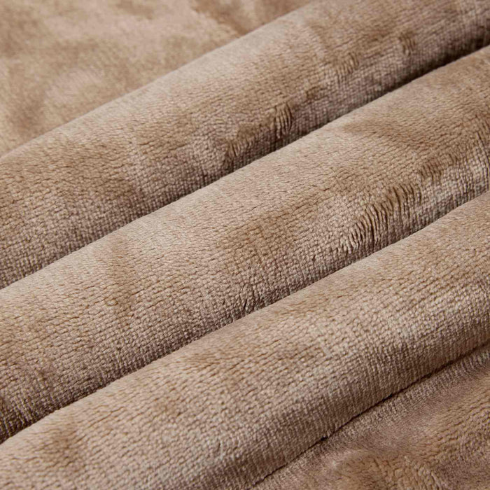 Pătura de aruncat Culoare Cămilă 220 x 240 cm Molton - WALTI WALTI