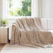 Pătura de aruncat Culoare Cămilă 220 x 240 cm Molton - WALTI WALTI