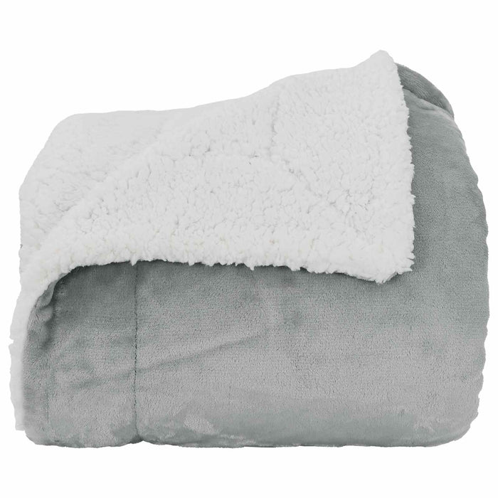Pătura de aruncat Gri 150 x 200 cm Molton - WALTI WALTI
