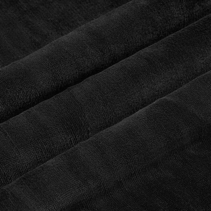Pătura de aruncat Negru 150 x 200 cm Molton - WALTI WALTI