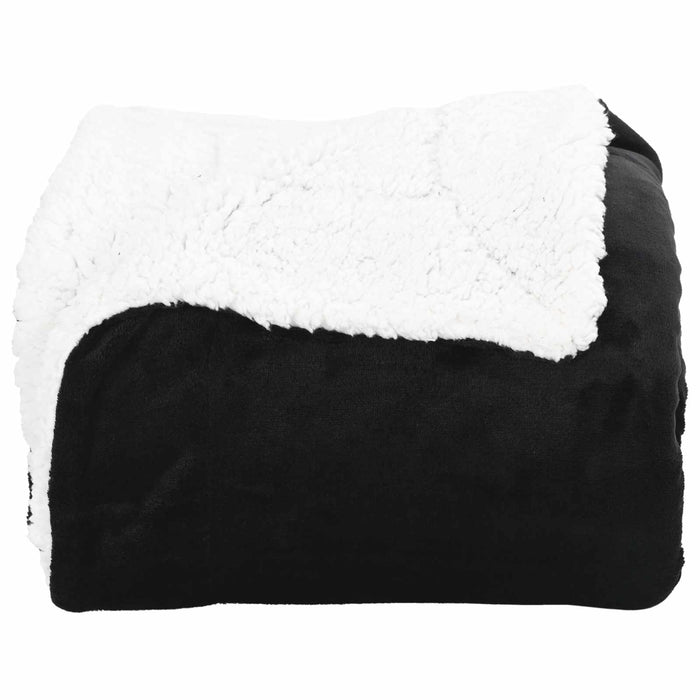 Pătura de aruncat Negru 150 x 200 cm Molton - WALTI WALTI
