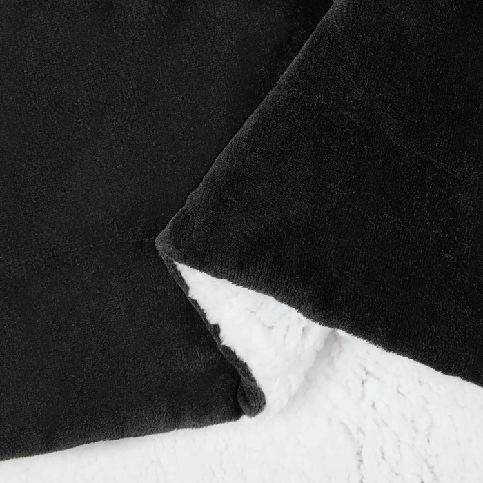 Pătura de aruncat Negru 240 x 270 cm Molton - WALTI WALTI