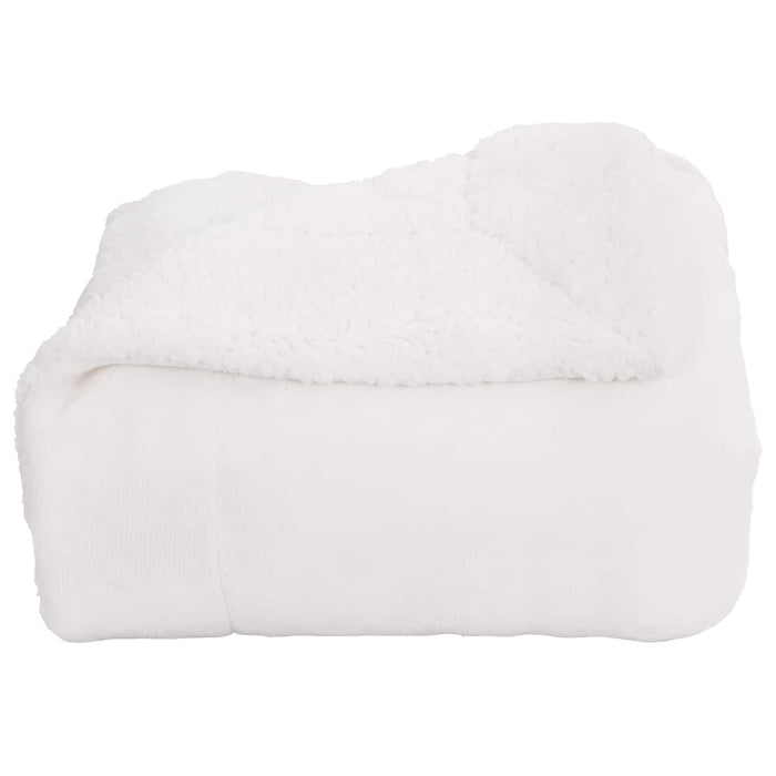 Pătura de aruncat Alb 240 x 270 cm Molton - WALTI WALTI