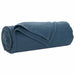 Pătura de aruncat Albastru marin 170 x 130 cm Molton - WALTI WALTI