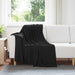 Pătura de aruncat Negru 170 x 130 cm Molton - WALTI WALTI
