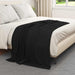 Pătura de aruncat Negru 170 x 130 cm Molton - WALTI WALTI