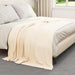 Pătura de aruncat Crem 200 x 150 cm Molton - WALTI WALTI