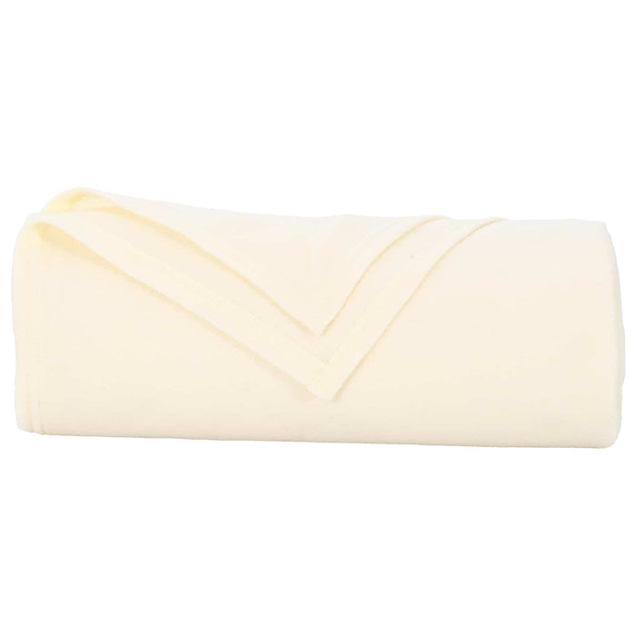 Pătura de aruncat Crem 240 x 220 cm Molton - WALTI WALTI