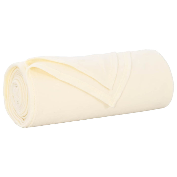 Pătura de aruncat Crem 270 x 240 cm Molton - WALTI WALTI