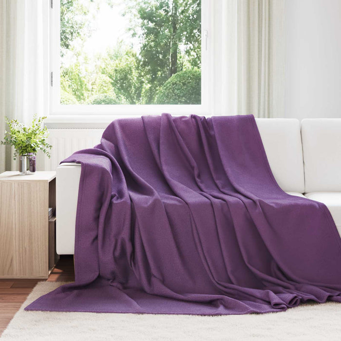 Pătura de aruncat Violet 270 x 240 cm Molton - WALTI WALTI