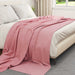 Pătura de aruncat Roz 240 x 220 cm Molton - WALTI WALTI