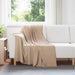 Pături de aruncat 6 pcs Culoare Cămilă 170 x 130 cm Molton - WALTI WALTI