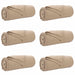 Pături de aruncat 6 pcs Culoare Cămilă 270 x 240 cm Molton - WALTI WALTI