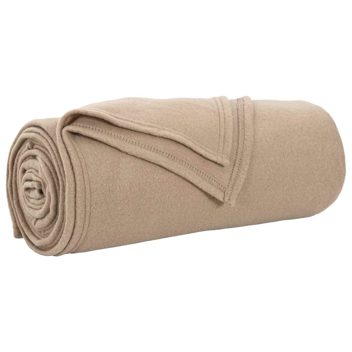 Pături de aruncat 6 pcs Culoare Cămilă 270 x 240 cm Molton - WALTI WALTI
