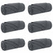 Pături de aruncat 6 pcs Gri închis 170 x 130 cm Molton - WALTI WALTI