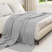 Pături de aruncat 6 pcs Gri 270 x 240 cm Molton - WALTI WALTI